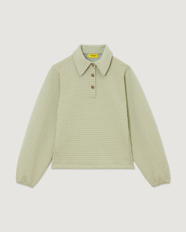 Midlayer 01 - Award-Winning Women’s Fleece Pullover - Lichen