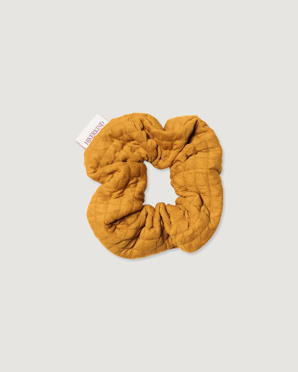 Scrap Scrunchie 01 - Upcycled Fabric Hair Tie - Alpenglow