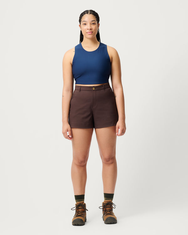 Trail Shorts 02 - Rugged Yet Stylish Women’s Hiking Shorts - Garnet