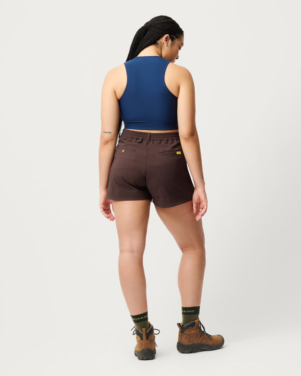 Trail Shorts 02 - Rugged Yet Stylish Women’s Hiking Shorts - Garnet