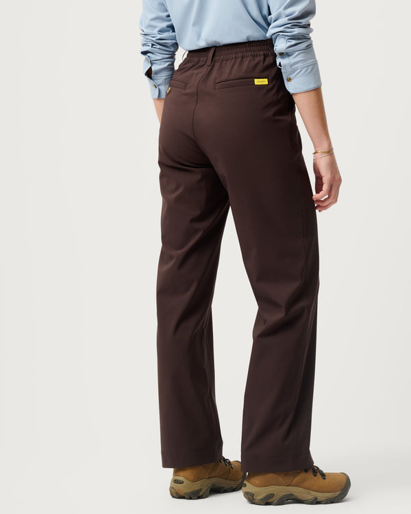 Trail Trousers 02 - High-Performance Women’s Hiking Pants - Garnet