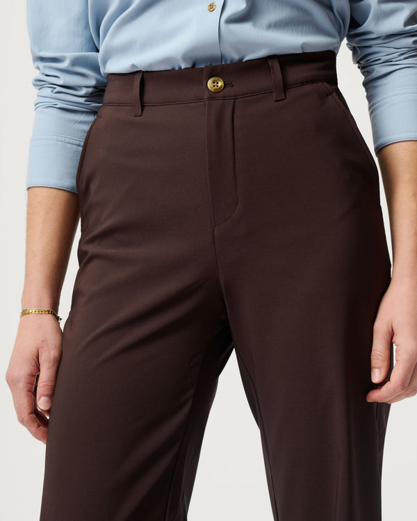 Trail Trousers 02 - High-Performance Women’s Hiking Pants - Garnet