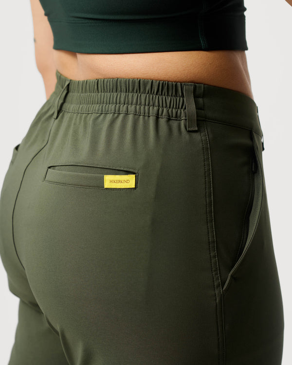 Trail Trousers 02 - High-Performance Women’s Hiking Pants - Olivine