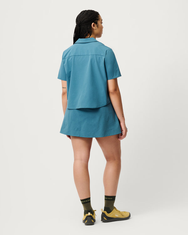 Venture Camp Shirt 01 - The Camp-Collar Shirt Reimagined for Women Hikers - Bielzia