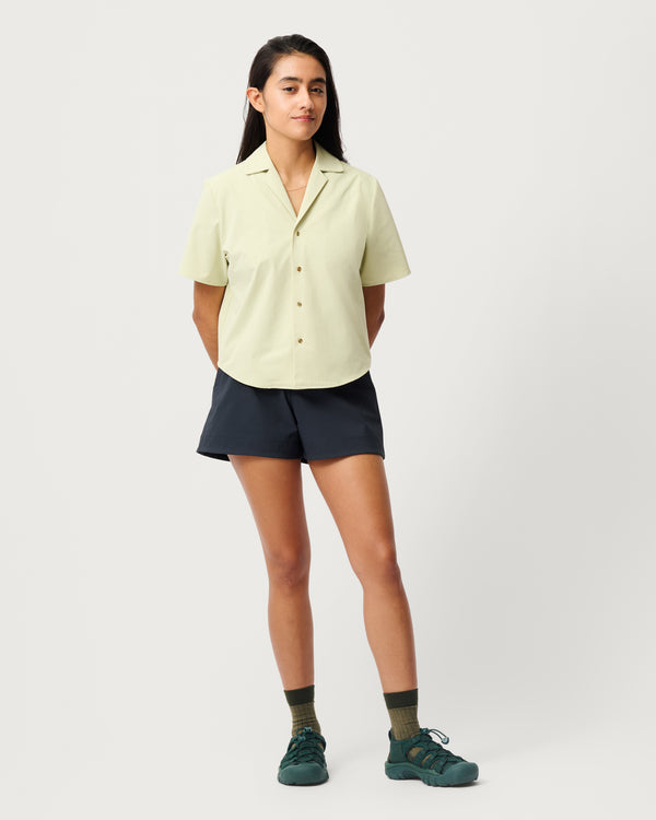 Venture Camp Shirt 01 - The Camp-Collar Shirt Reimagined for Women Hikers - Yucca