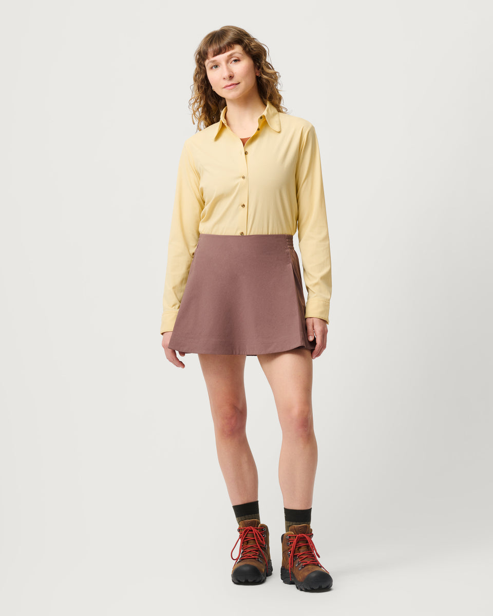 Hikerkind Venture Skort - Fun and Feminine Hiking Skort with Hikerkind Venture Skort - Fun and Feminine Hiking Skort with