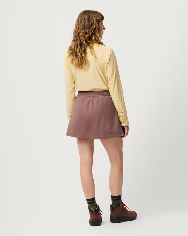 Venture Skort 01 - Fun and Feminine Hiking Skort with Pockets - Hellebore