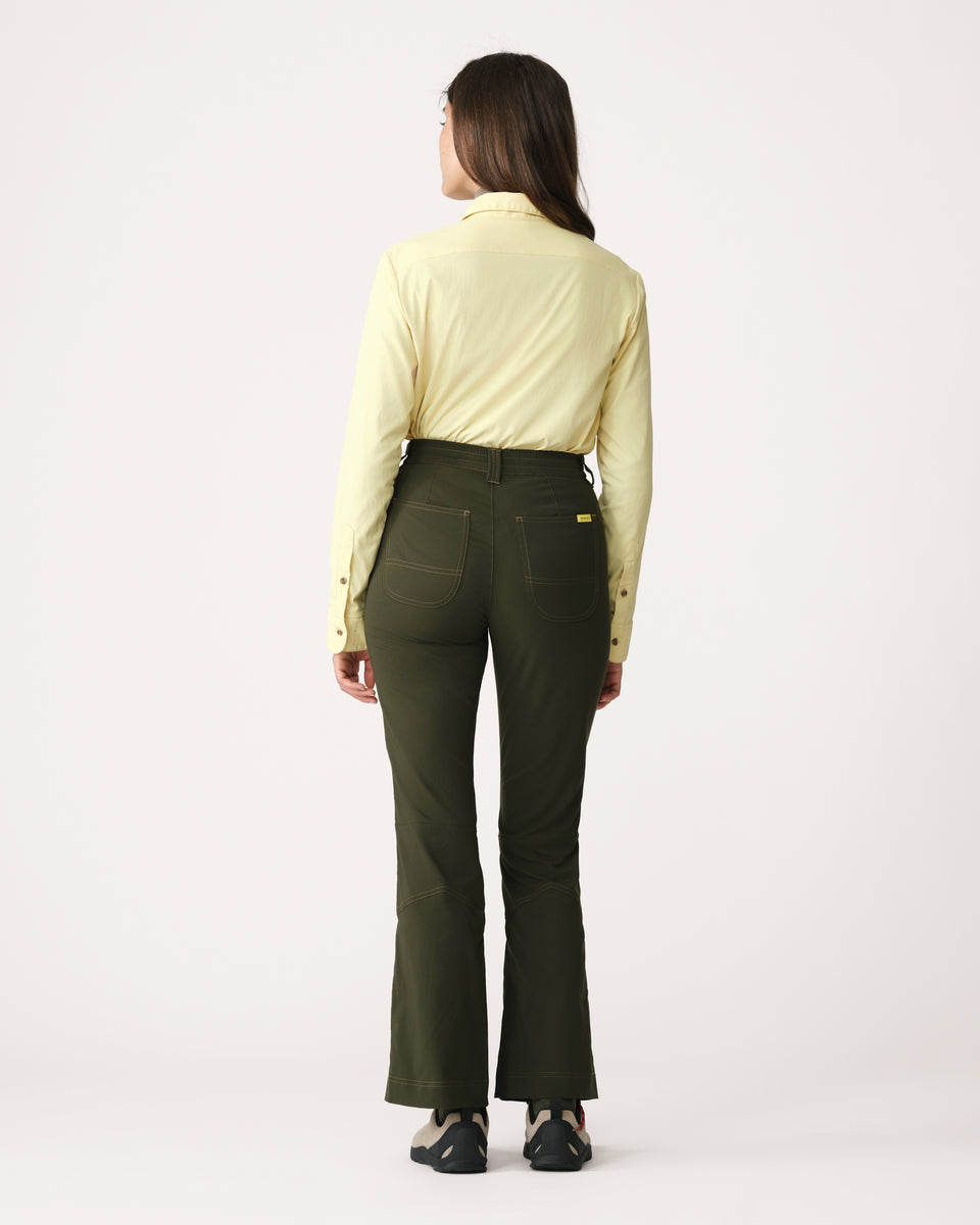Kick Flare Trousers 01 - Phyllis – Hikerkind