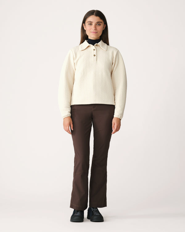 Midlayer 01 - Award-Winning Women’s Fleece Pullover - Birch