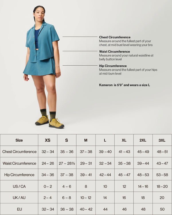 Venture Camp Shirt 01 - The Camp-Collar Shirt Reimagined for Women Hikers - Bielzia