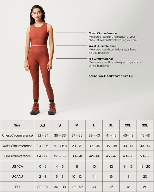 Performance Legging 01 - Fit to Function Hiking Leggings - Nectar