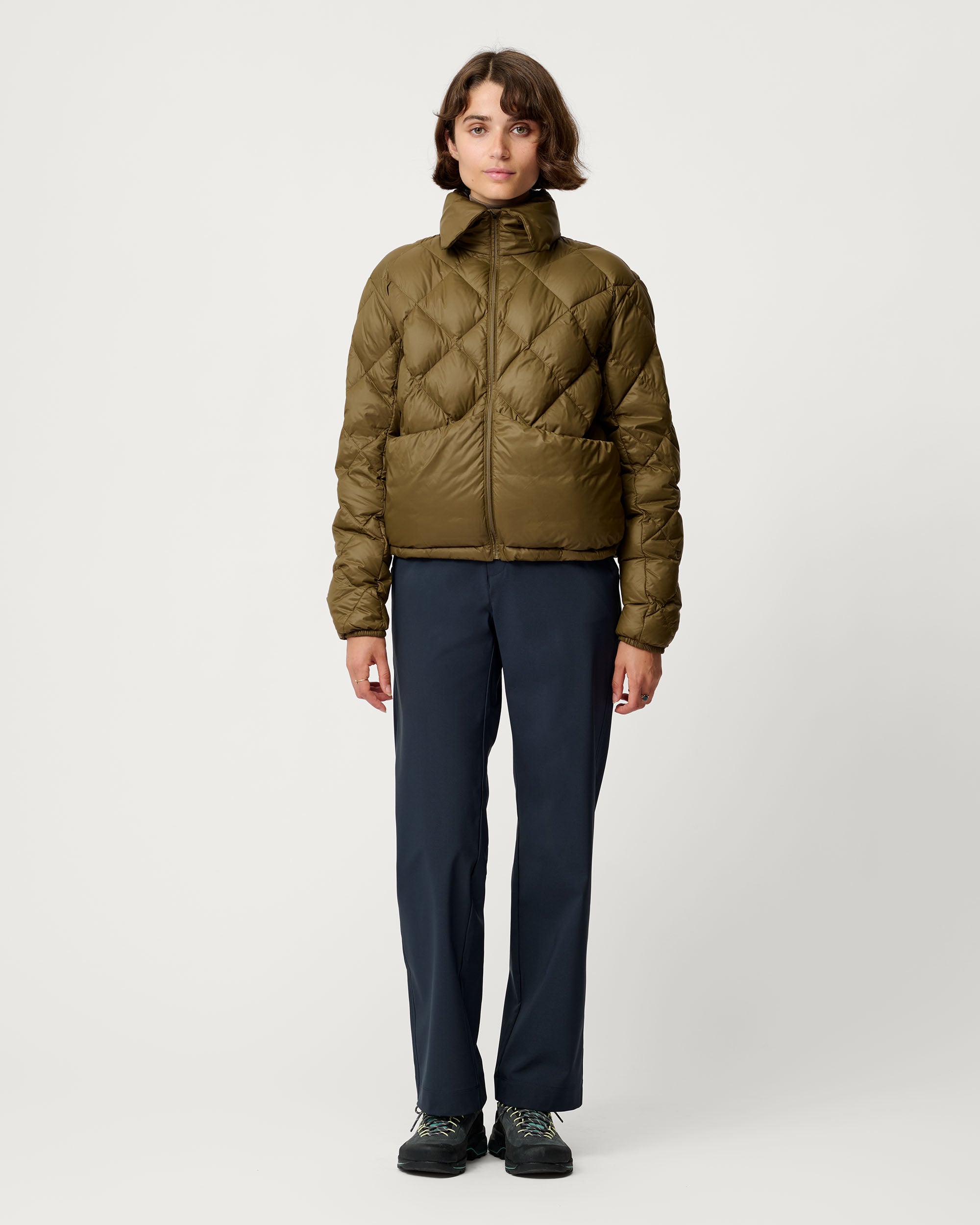 ELENDEEK ハリントンジャケット カーキ / FREE Damson Madder Joannie Bomber Jacket | Free People
