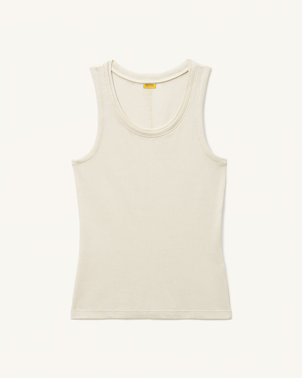 Ribbed Merino Tank 01 - Betula