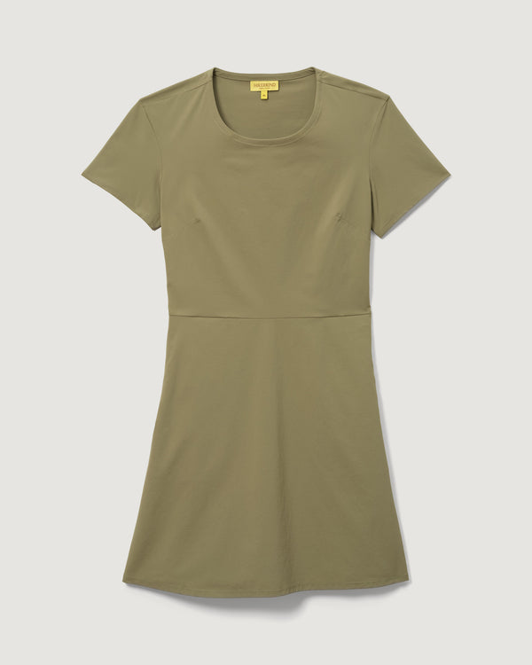 Ultralight Trail Dress 02 - Short Sleeve Exercise Dress - Laurel