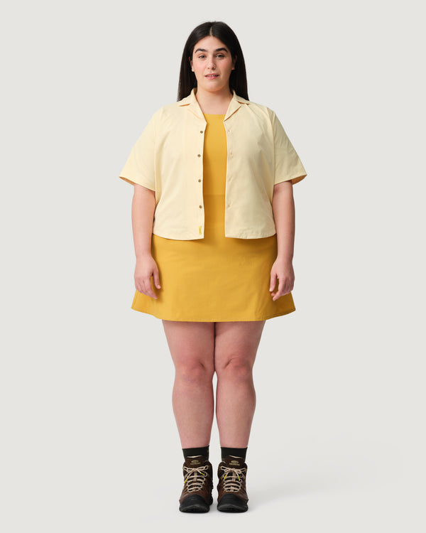 Venture Camp Shirt 01 - The Camp-Collar Shirt Reimagined for Women Hikers - Buckwheat