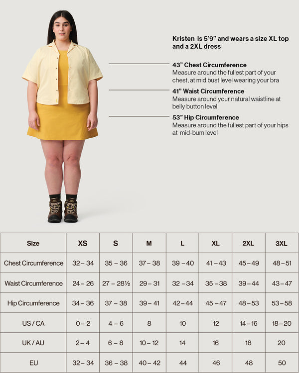 Venture Camp Shirt 01 - The Camp-Collar Shirt Reimagined for Women Hikers - Buckwheat