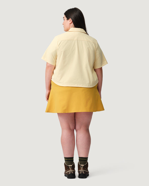 Venture Camp Shirt 01 - The Camp-Collar Shirt Reimagined for Women Hikers - Buckwheat