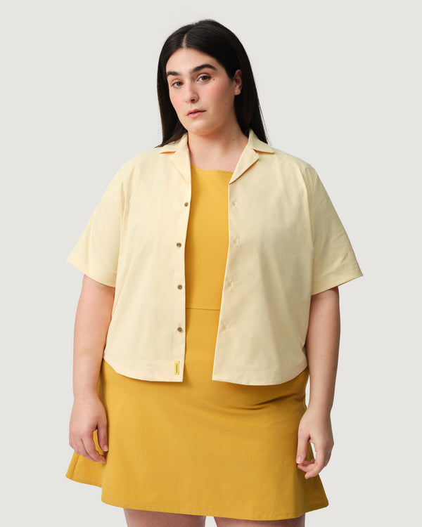 Venture Camp Shirt 01 - The Camp-Collar Shirt Reimagined for Women Hikers - Buckwheat