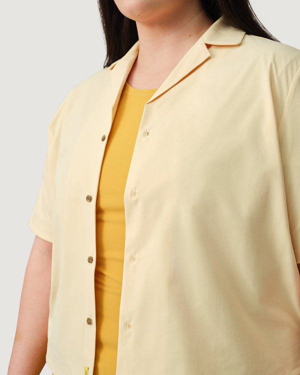 Venture Camp Shirt 01 - The Camp-Collar Shirt Reimagined for Women Hikers - Buckwheat