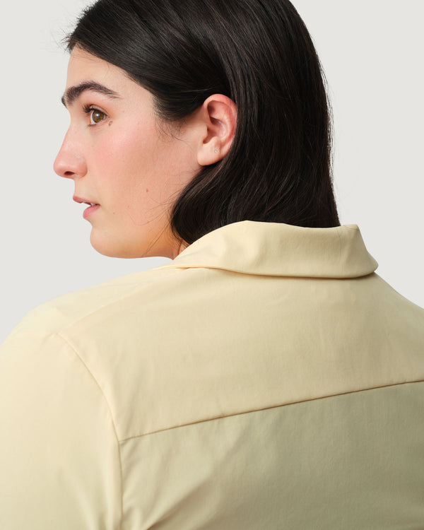 Venture Camp Shirt 01 - The Camp-Collar Shirt Reimagined for Women Hikers - Buckwheat