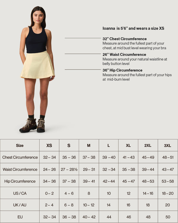 Venture Skort 01 - Fun and Feminine Hiking Skort with Pockets - Buckwheat