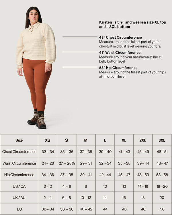 Midlayer 01 - Award-Winning Women’s Fleece Pullover - Birch