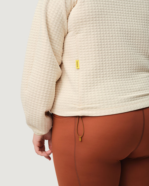Midlayer 01 - Award-Winning Women’s Fleece Pullover - Birch