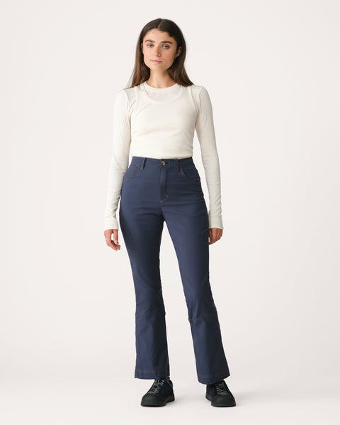 Kick Flare Trousers 01 - Bathyal – Hikerkind