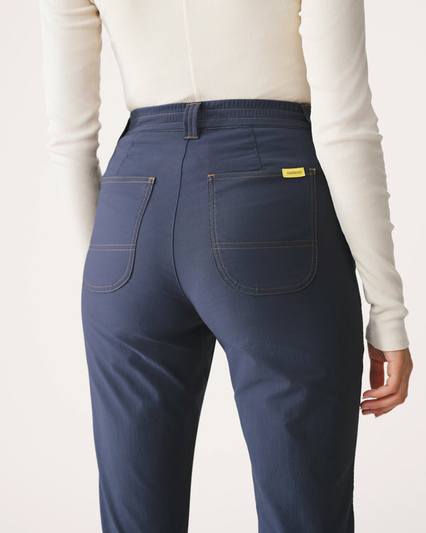 Kick Flare Trousers 01 - Bathyal