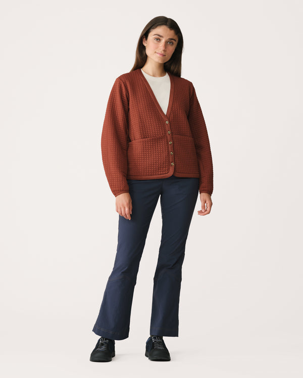 Midlayer Cardigan 01 - Redwood