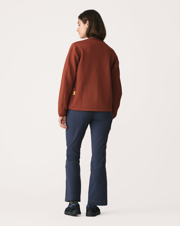 Midlayer Cardigan 01 - Redwood