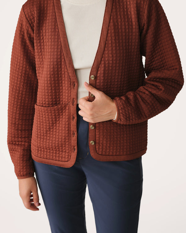 Midlayer Cardigan 01 - Redwood