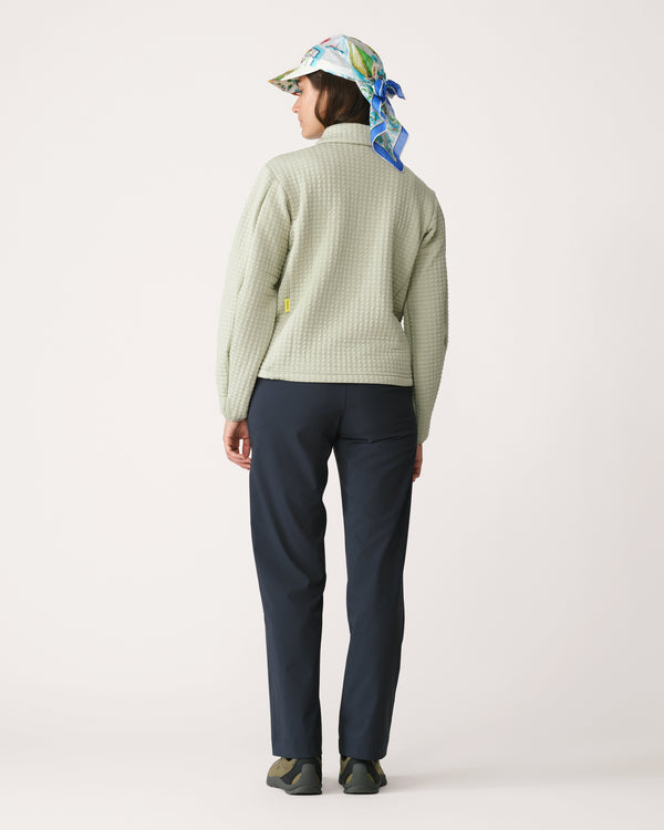 Midlayer 01 - Award-Winning Women’s Fleece Pullover - Lichen