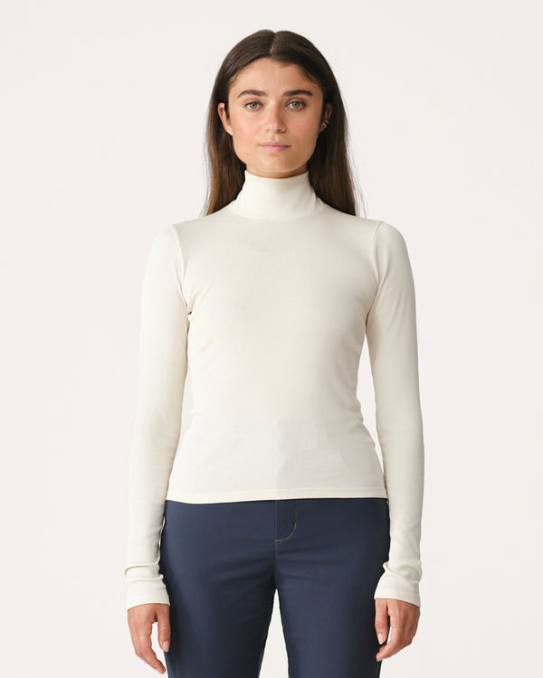 Ribbed Merino Turtleneck 02 - Betula