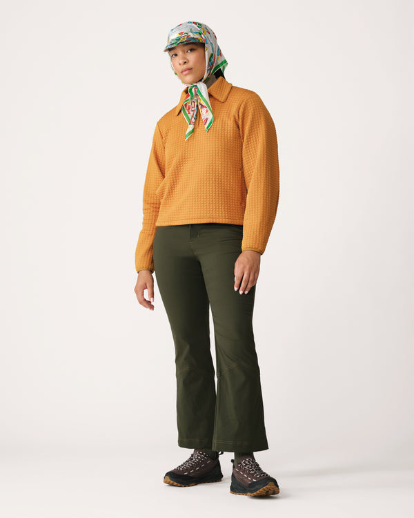 Midlayer 01 - Award-Winning Women’s Fleece Pullover - Alpenglow