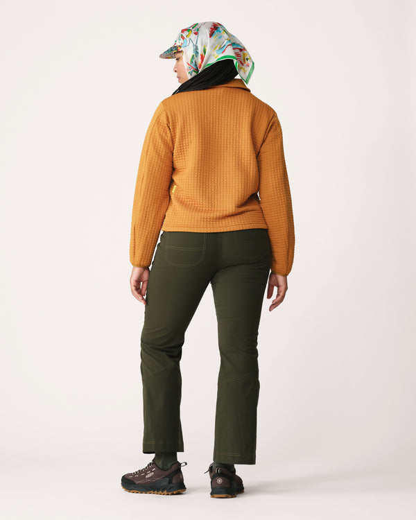 Midlayer 01 - Award-Winning Women’s Fleece Pullover - Alpenglow