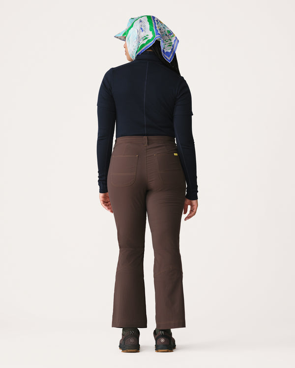 Kick Flare Trousers 01 - Garnet