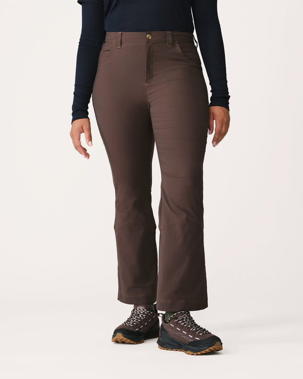 Kick Flare Trousers 01 - Garnet