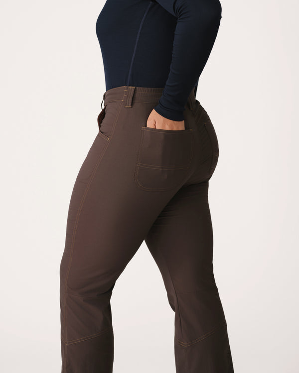 Kick Flare Trousers 01 - Garnet