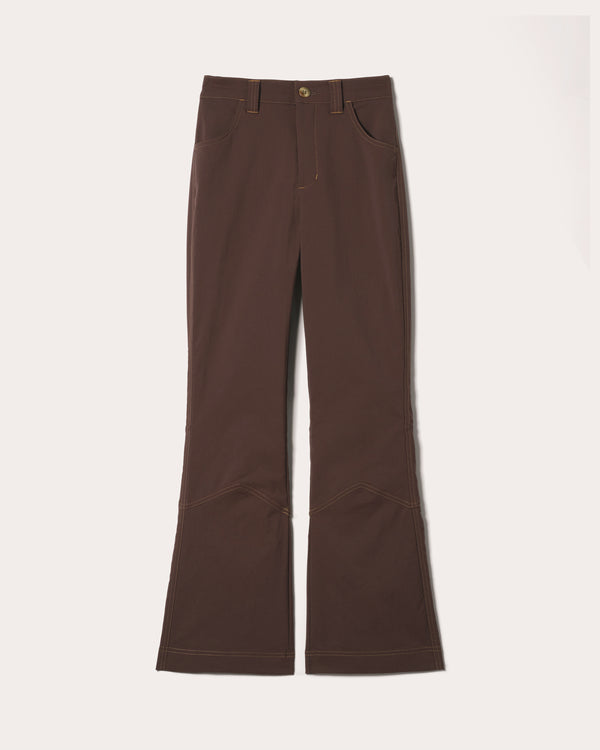 Kick Flare Trousers 01 - Garnet
