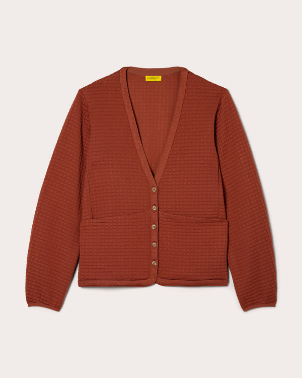 Midlayer Cardigan 01 - Redwood