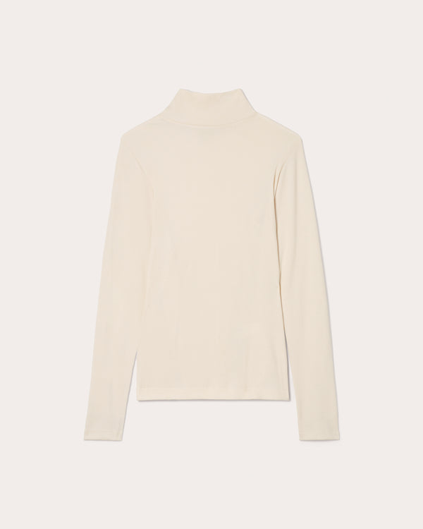 Ribbed Merino Turtleneck 02 - Betula
