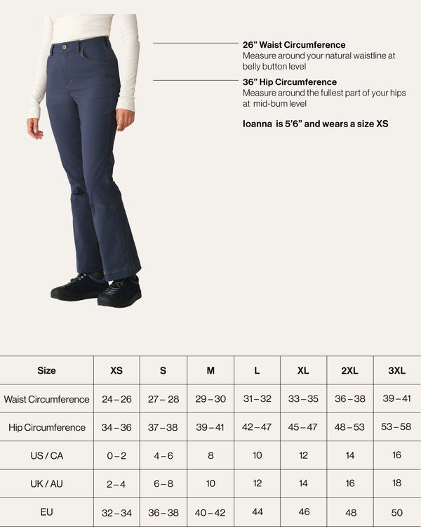 Kick Flare Trousers 01 - Bathyal