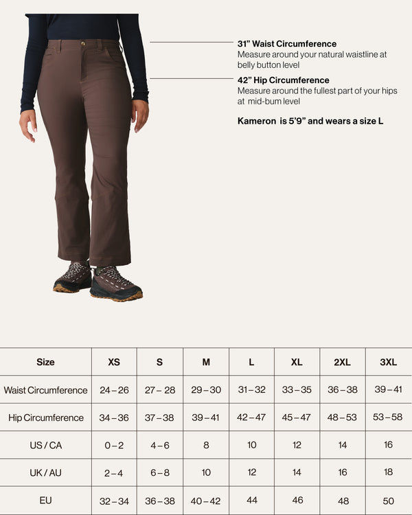 Kick Flare Trousers 01 - Garnet