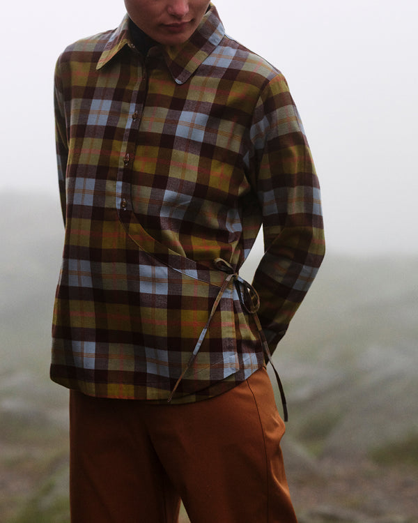 Front Field Flannel Shirt - Highland