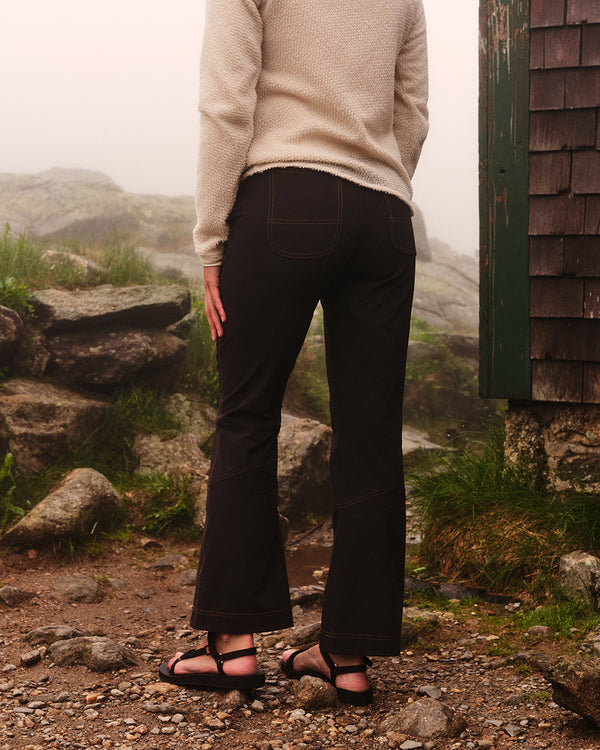 Kick Flare Trousers - Basalt