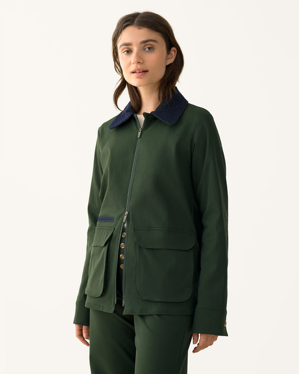 Front Field Jacket - Conifer