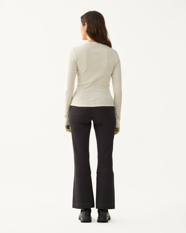 Ribbed Merino Long Sleeve Tee 01 - Betula