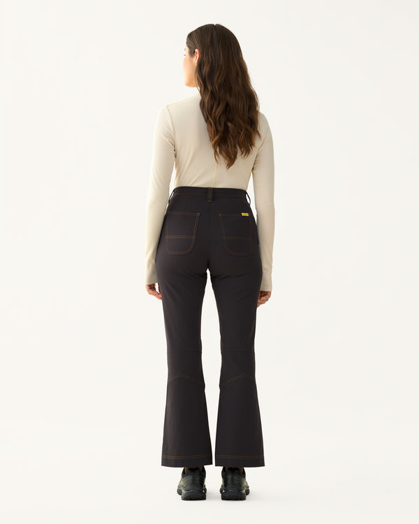 Kick Flare Trousers - Basalt
