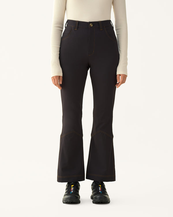 Kick Flare Trousers - Basalt